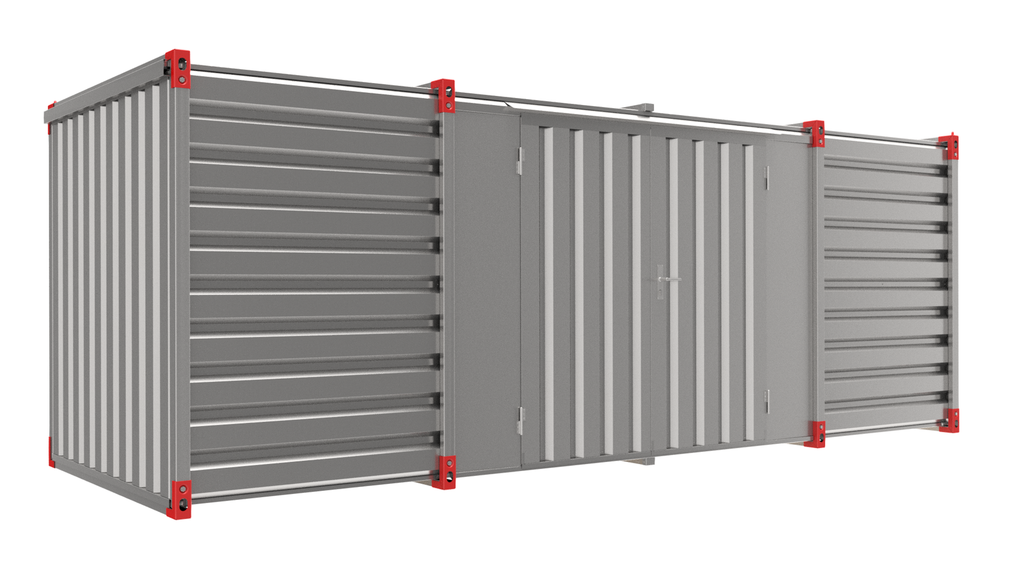 Container 6 m – double-wing door in side wall