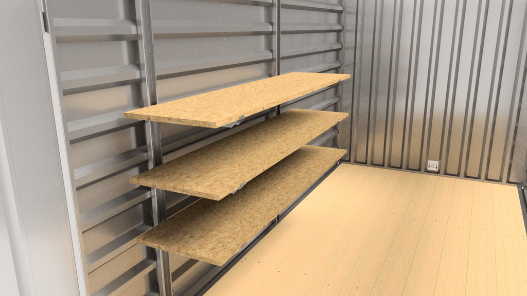 OSB wooden shelf - 2000 mm